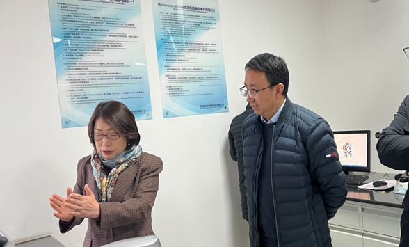 陕西监管局领导一行莅临高陵钱能钱包产业园调研指导